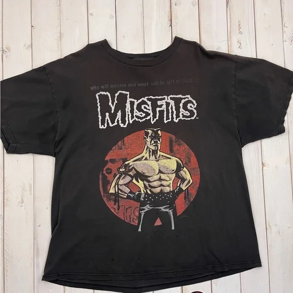 MISFITS The Face of Fear 25 year anniversary Vintage T Shirt MISFITS The Face of Fear 25 year anniversary Vintage T Shirt